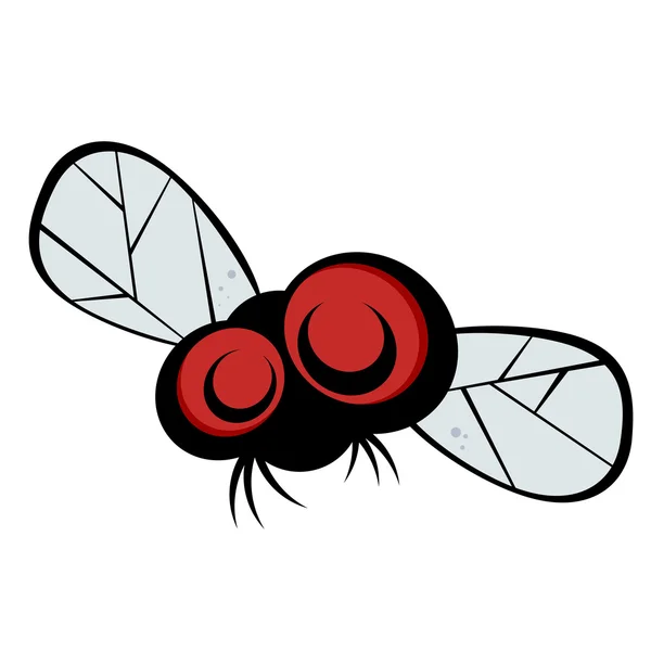 Смешная муха — стоковый вектор