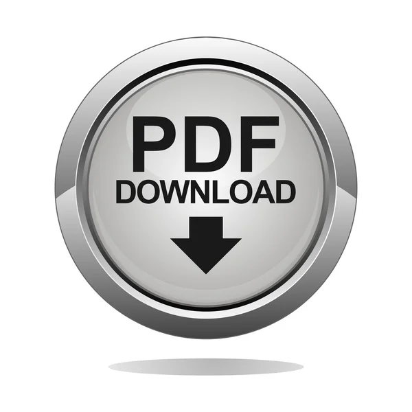 PDF download button — Stock Vector