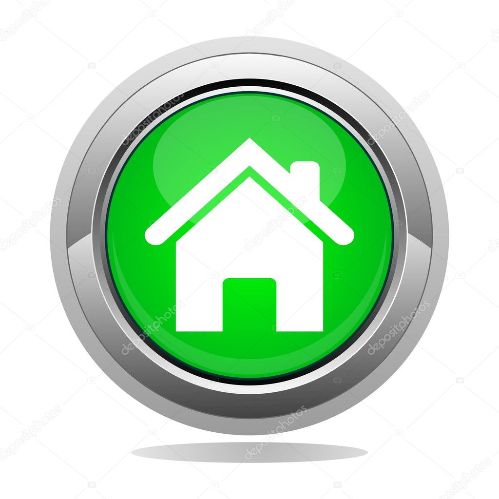 Download Home button — Stock Vector © haziran #11493092