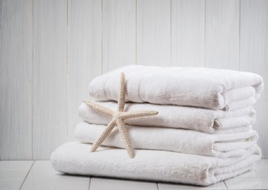 New White Towels clipart