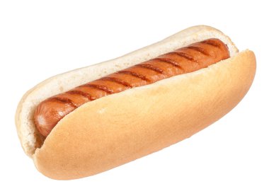 Isolated Hotdog clipart