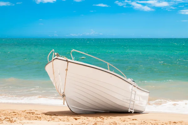 Fiskebåt på stranden — Stockfoto