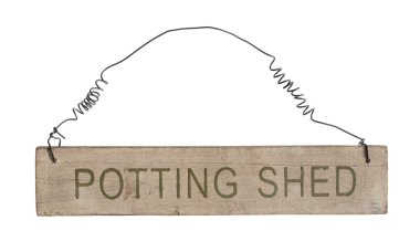 Potting Shed Sign clipart