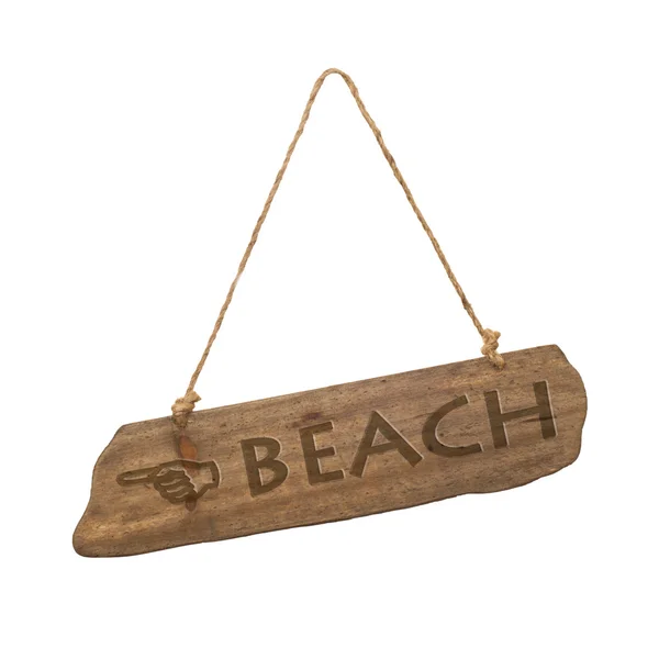 stock image Beach Sign