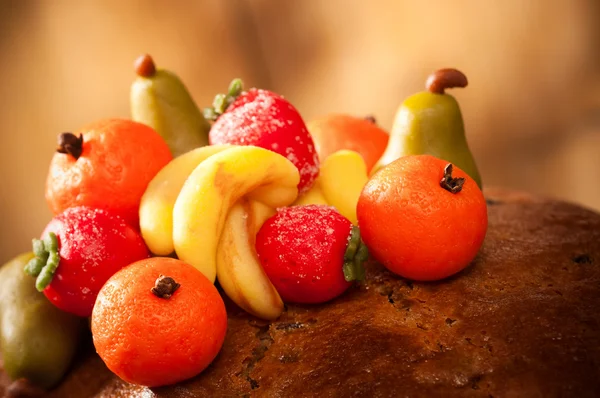 Frutas de maçapão — Fotografia de Stock