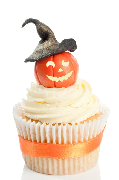 Pumpkin With Witches Hat — Stock Photo, Image