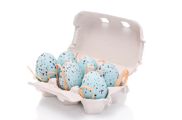 Carton Of Easter Eggs — Stock Photo, Image