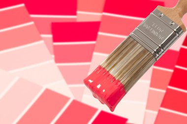 Paint Brush - Red clipart