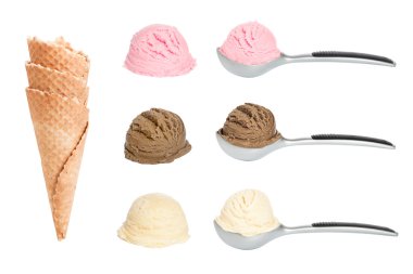 Ice Cream Scoops clipart