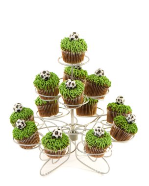 Football Cupcakes clipart