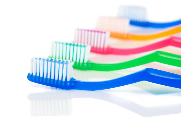 Row Of Toothbrushes — Stock Photo, Image