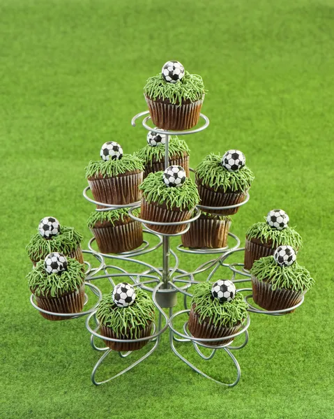 サッカー ケーキ — ストック写真