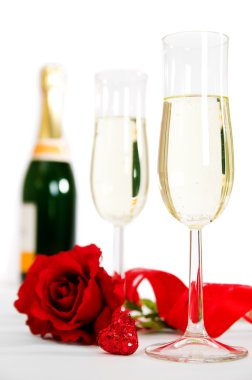 Champagne & Roses clipart