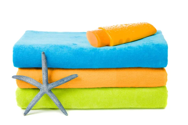 Colorful Beach Towels — Stock Photo, Image
