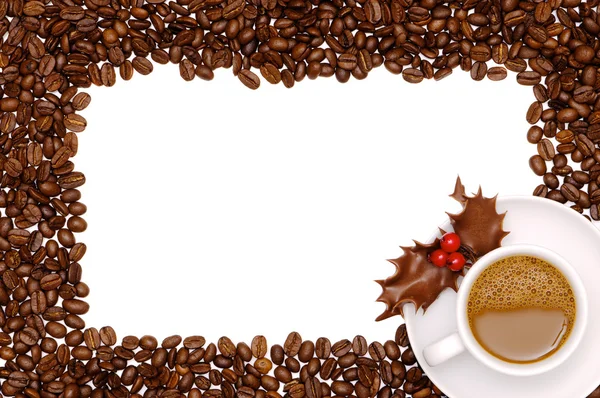 Frontiera festiva del caffè — Foto Stock