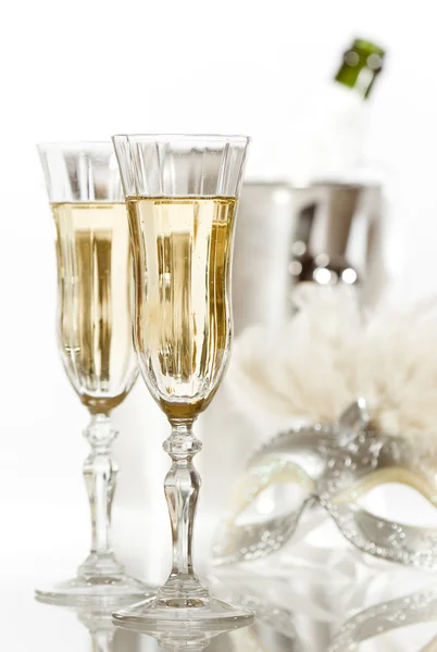 New Year Champagne — Stock Photo, Image