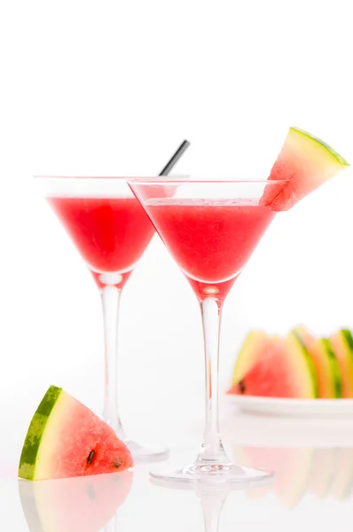 Erfrischendes Wassermelonengetränk — Stockfoto