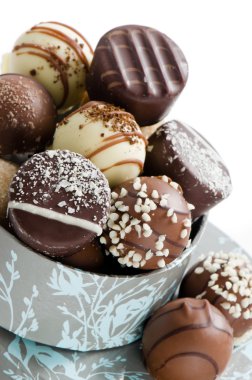 Close Up Chocolates clipart