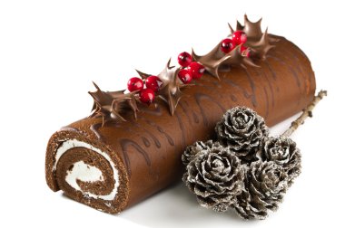 Christmas Yule Log clipart