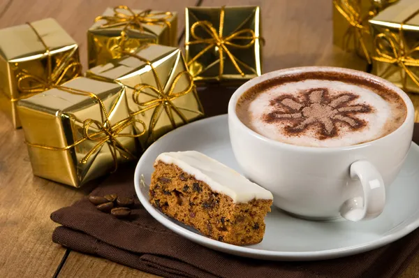 Descanso de NavidadKerstmis koffiepauze — Stockfoto