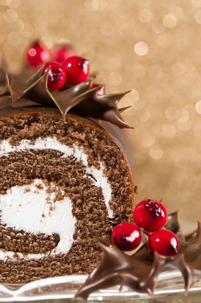 Rész-karácsonyi sütemény — Stock Fotó