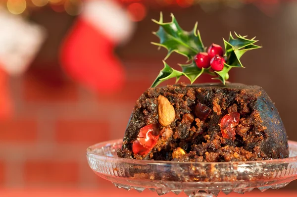 Luxury Christmas Pudding — Stock Photo, Image