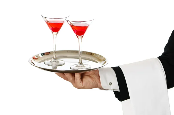 Cocktail Waiter — Stock Photo, Image