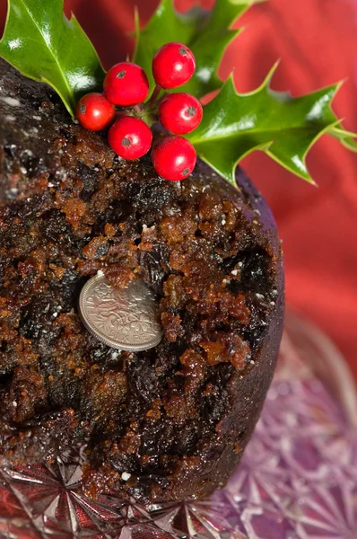 Old Fashioned Christmas Pudding — Stock Photo, Image