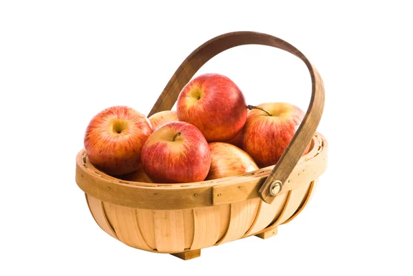 苹果 trug — 图库照片