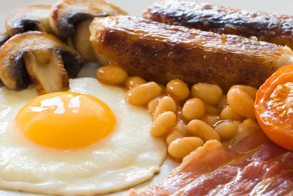 Англійський сніданок крупним планом — стокове фото