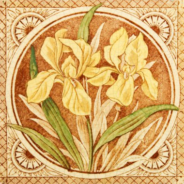 Arts & Crafts Antique Tile clipart