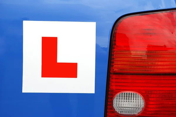 Learner Driver Plate — Stock Photo, Image