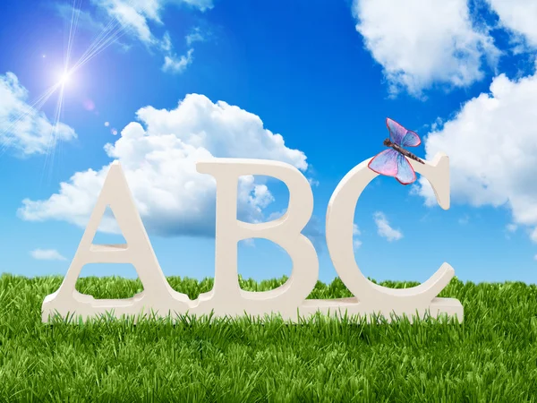 Lettres alphabétiques ABC — Photo