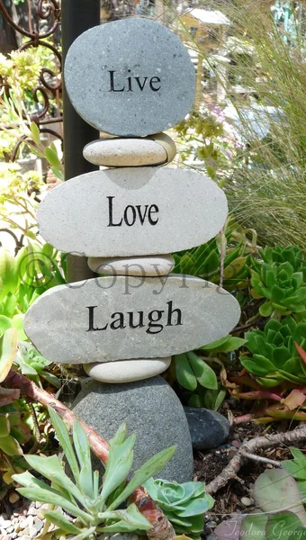 Live Love Laugh — Stockfoto