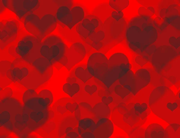 Beautiful heart boheh background — Stock Photo, Image