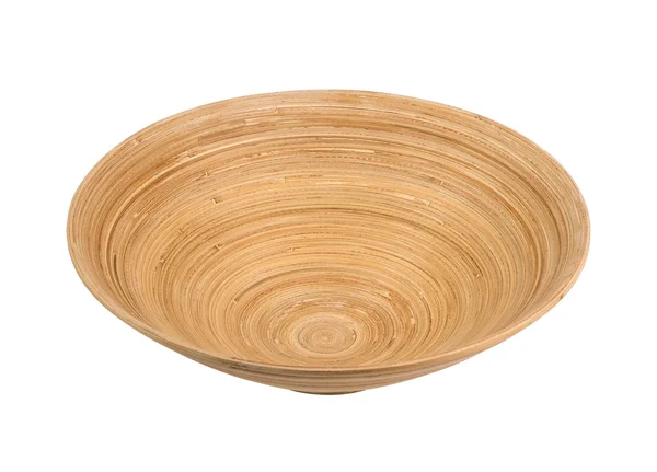 ahşap bambu izole kase