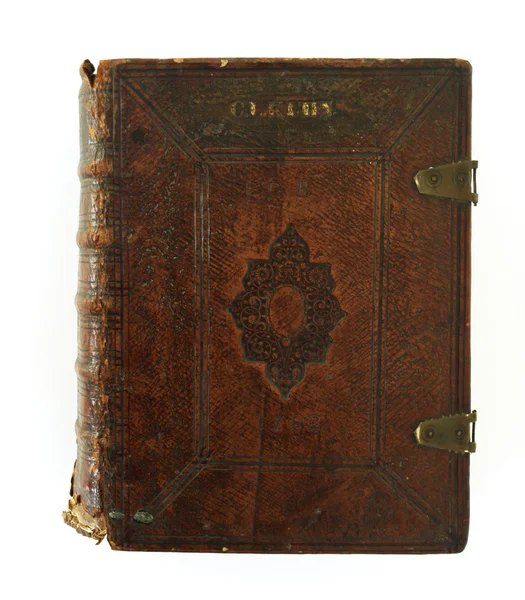 Очень старая библия — стоковое фото
