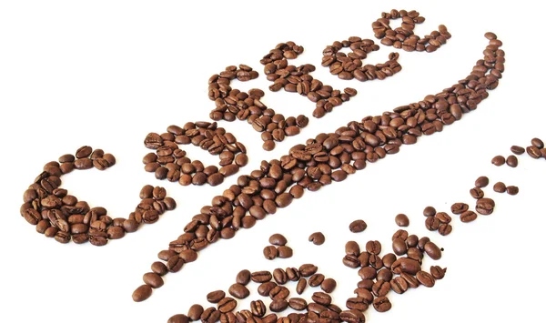 Koffie Logo — Stockfoto