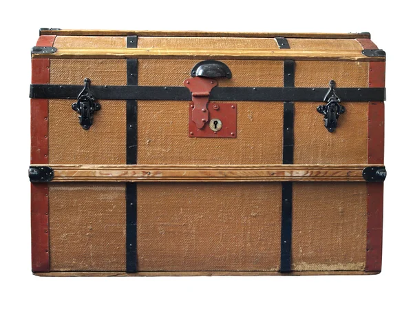 Старый изолированный ящик — стоковое фото