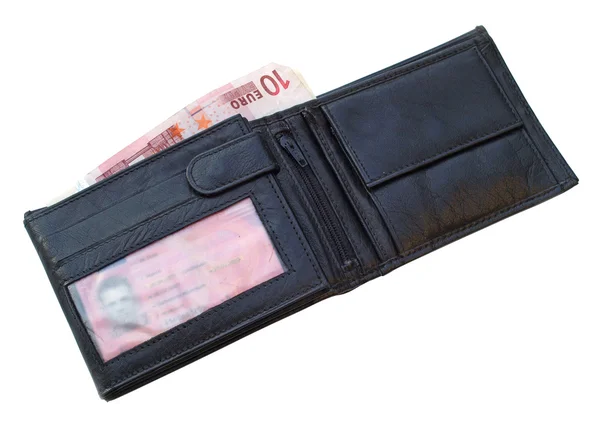 Ізольована гаманець — стокове фото