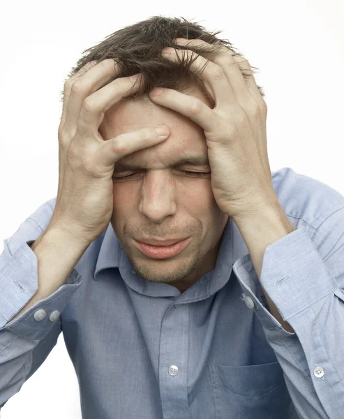 Stressed man — Stock Photo, Image