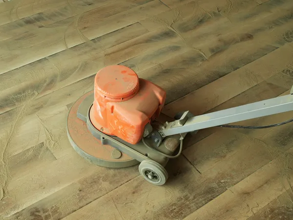 Floor sanding — Stock Photo, Image