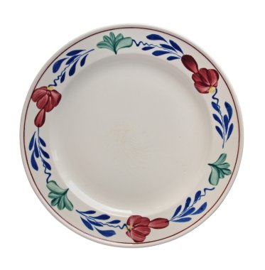 Old dutch diner plate clipart