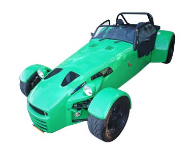 Green sporscar clipart