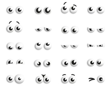 Eye balls clipart