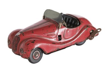 Vintage toy car clipart