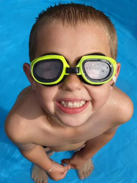 Chlapec s brýlemi — Stock fotografie