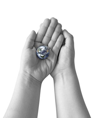 Holding earth clipart