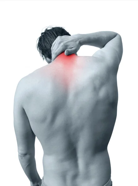 颈部疼痛 — 图库照片