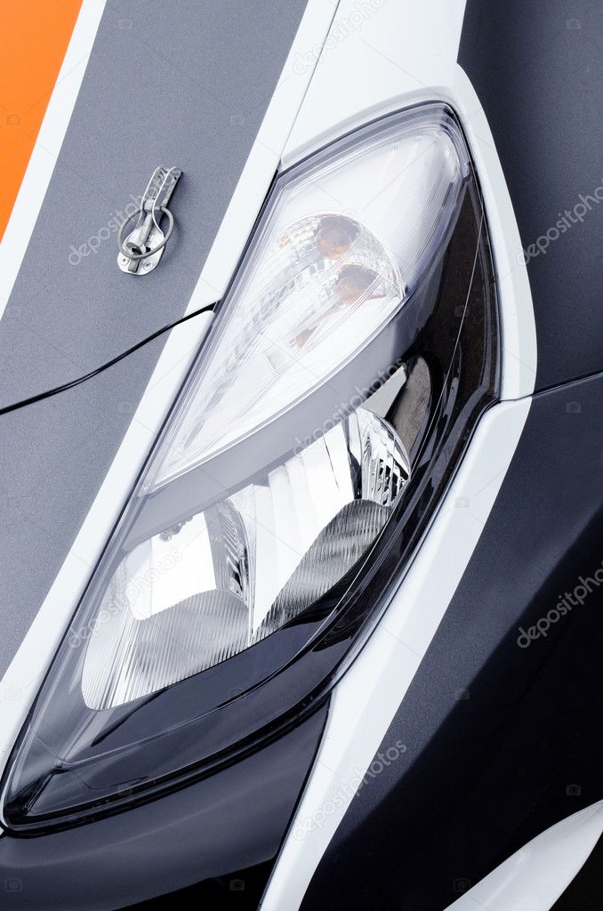 Headlight of a sport car